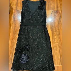Black Lace Moschino Dress